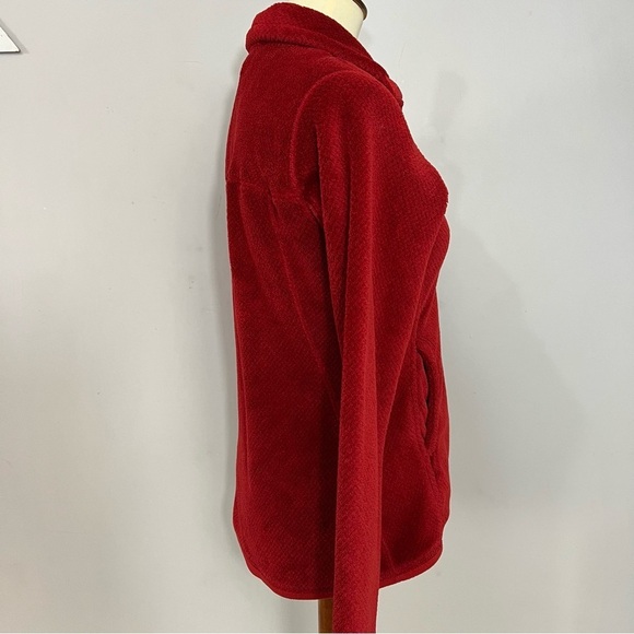 Patagonia Red Fleece Jacket Re-tool Snap Pull Over Top Hiking GORPCORE Outdoor - Picture 9 of 12